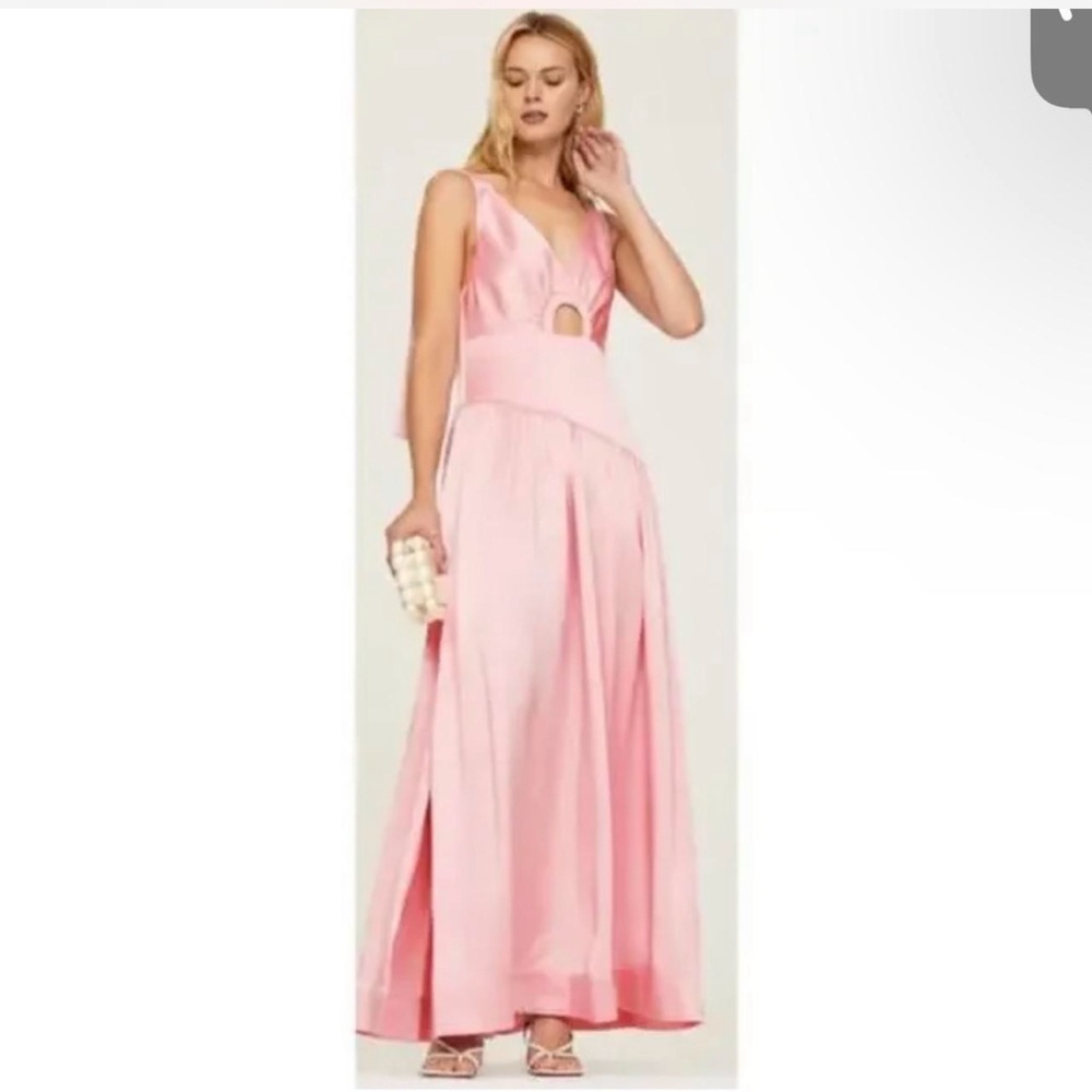 Elegant Pink Evening Gown